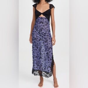 Free People NWT Suddenly Fine Maxi Slip Dress Size‎ XL